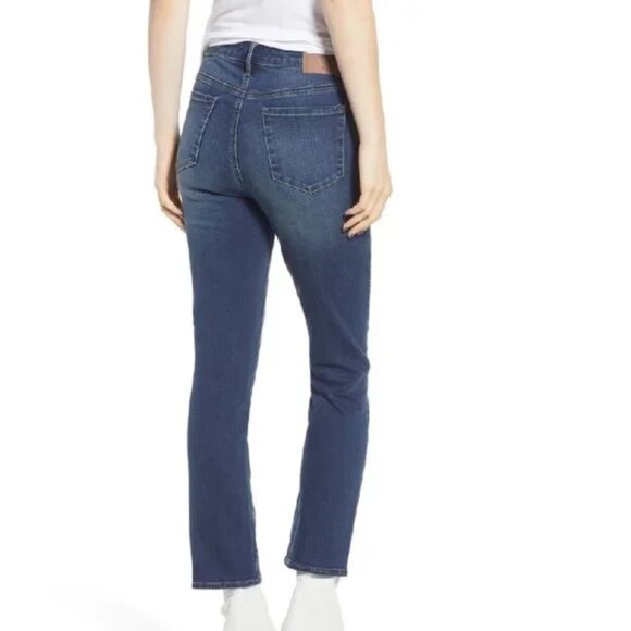 LEITH High Waist Crop Flare Jeans - Picture 2 of 7
